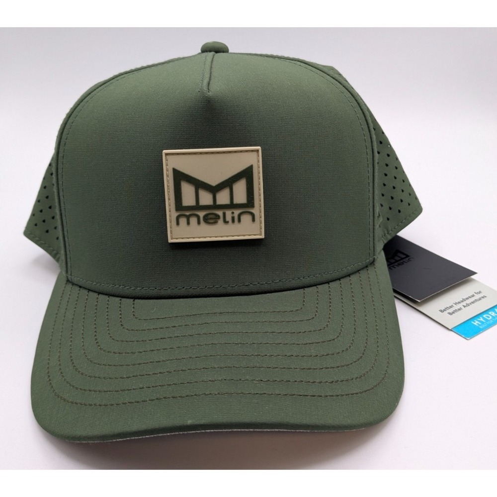 Melin Hydro Odyssey Hat Classic Canopy Khaki Snapback Odysea Performance New